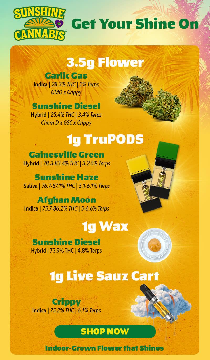 Featured Cannabis Strains and Products - Cannabis deal image