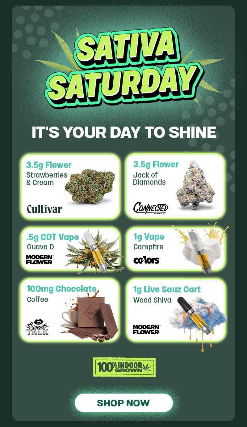 Sativa Saturday Product Showcase