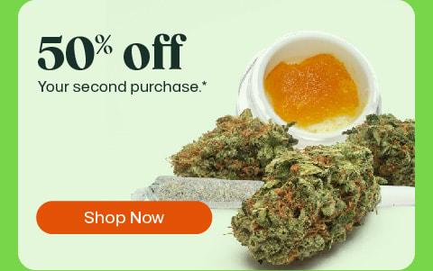 50% Off Your Second Purchase!