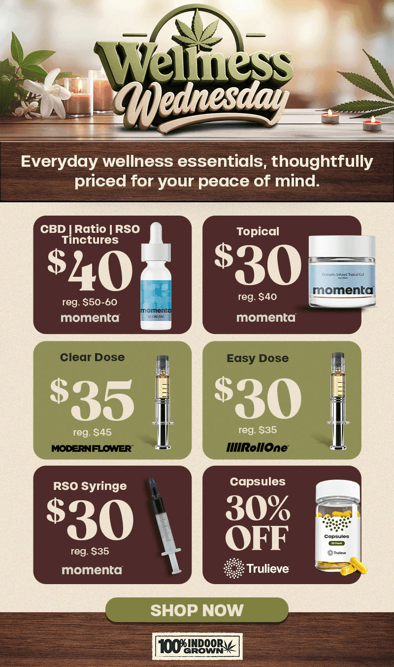 Wellness Wednesday Deals on Tinctures, Topicals, and More
