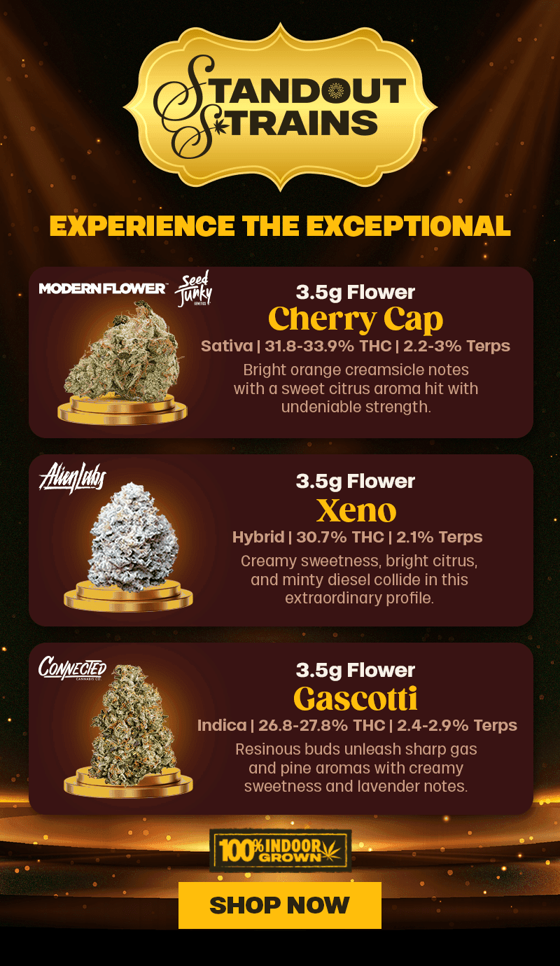 Featured Flower: Cherry Cap, Xeno, Gascotti - Cannabis deal image