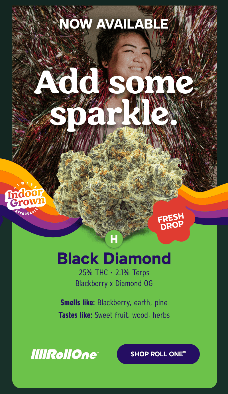 Fresh Drop: Black Diamond Flower