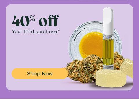40% Off Your Third Purchase