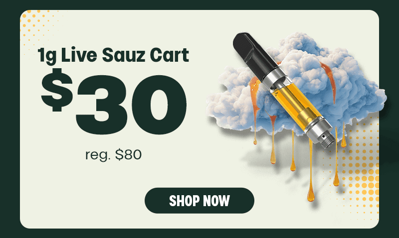 1g Live Sauz Cart $30 Deal