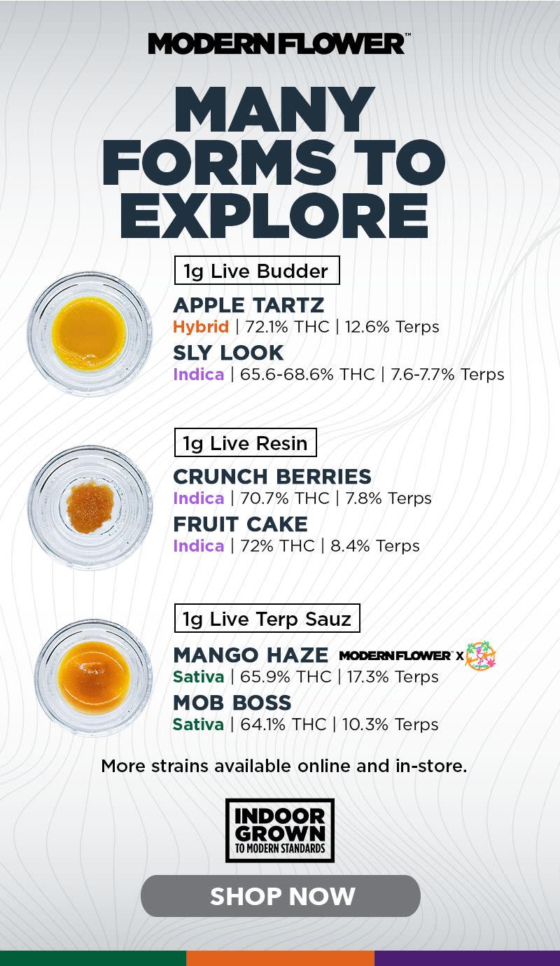 Explore Live Concentrates & Indoor Grown Products