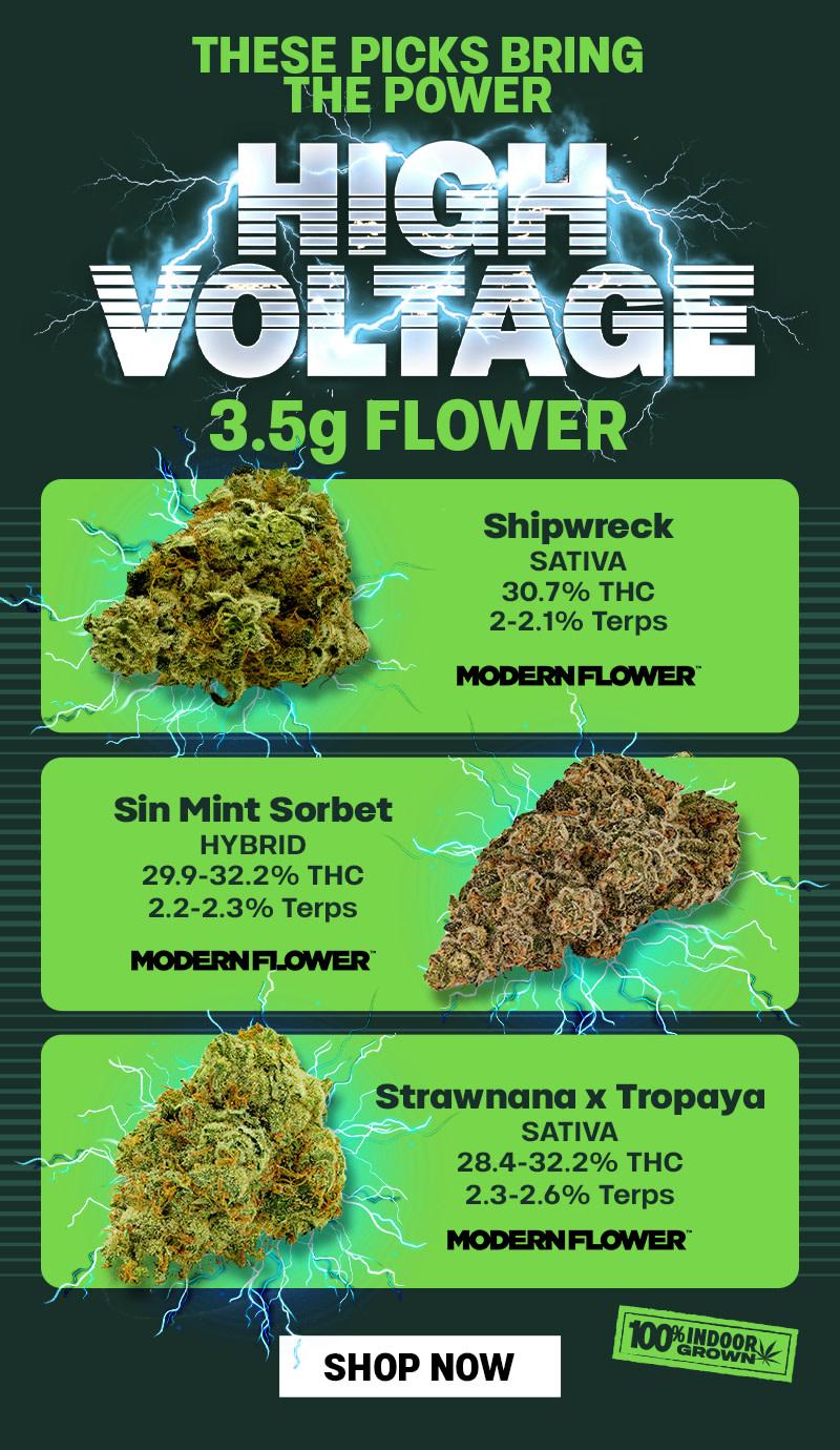 High Voltage 3.5g Flower Picks