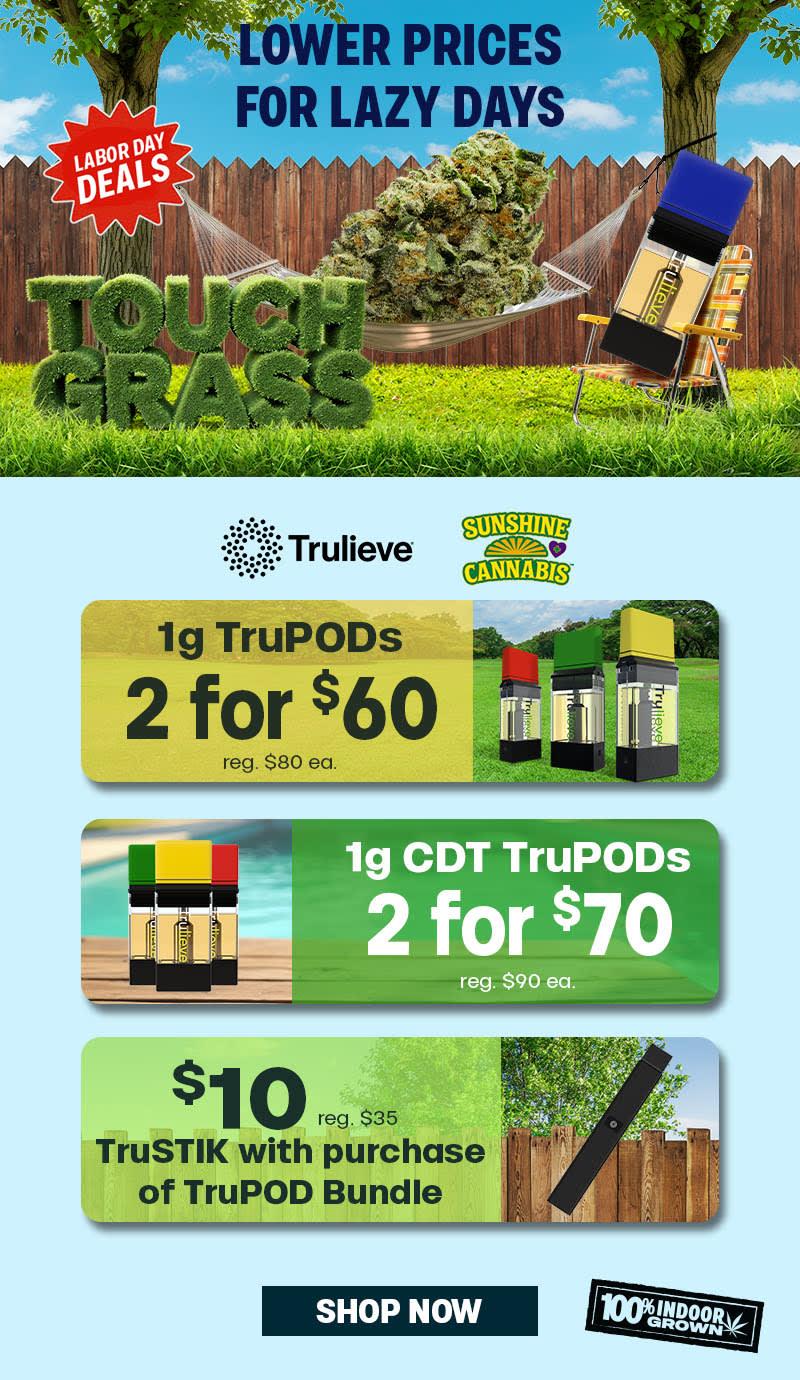 2 for $60 TruPODs & More Deals - Cannabis deal image