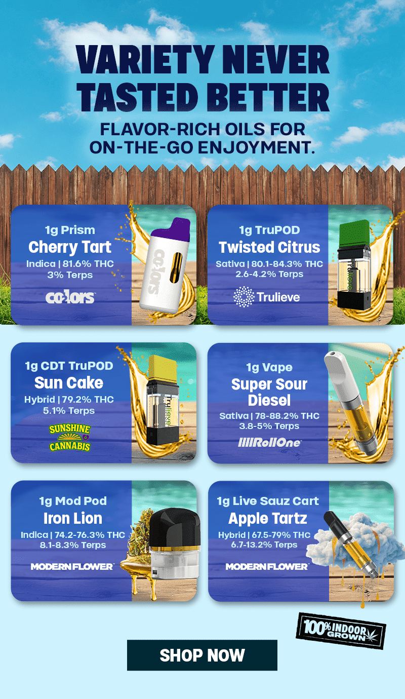 Flavor-Rich Oils For On-The-Go Enjoyment - Cannabis deal image