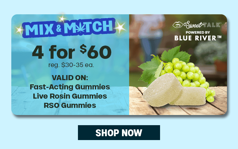 Mix & Match Gummies: 4 for $60 - Cannabis deal image