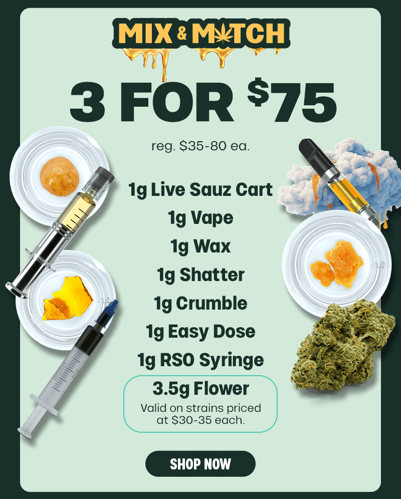 3 For $75 Mix & Match Deal