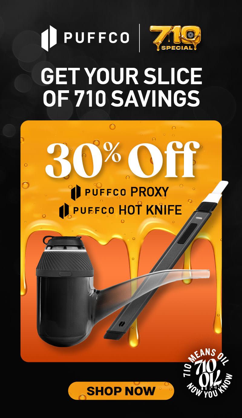 30% Off Puffco Proxy & Hot Knife