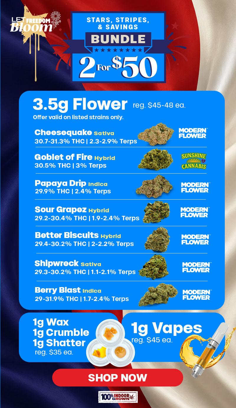 Bundle Deals & Flower Savings - Cannabis deal image
