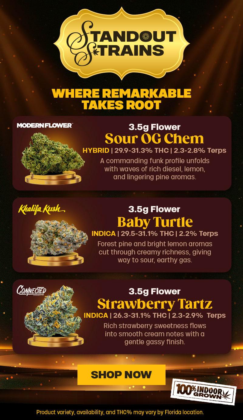 Featured Flower Strains From Top Brands - Cannabis deal image