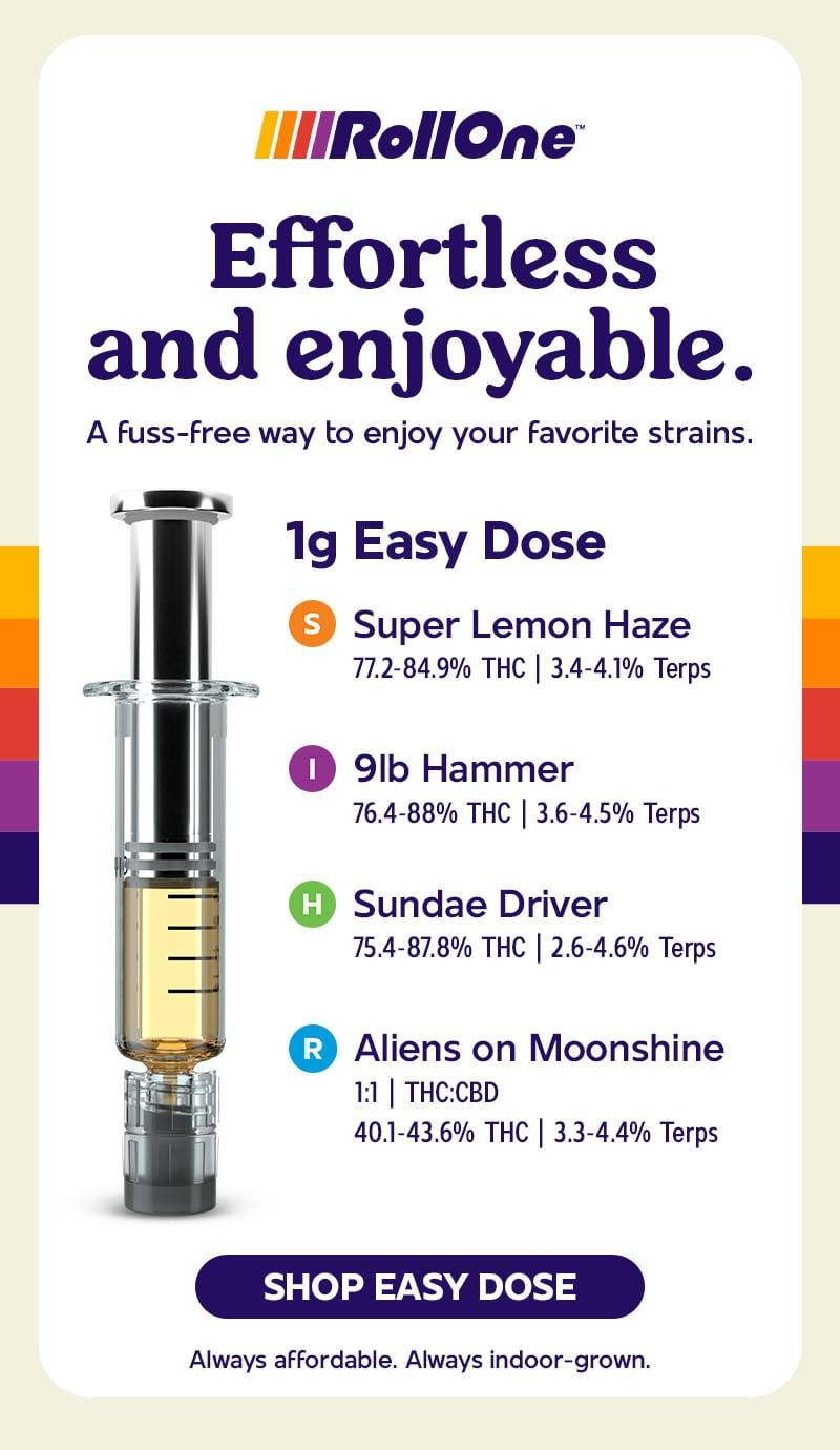 RollOne 1g Easy Dose Product Showcase - Cannabis deal image