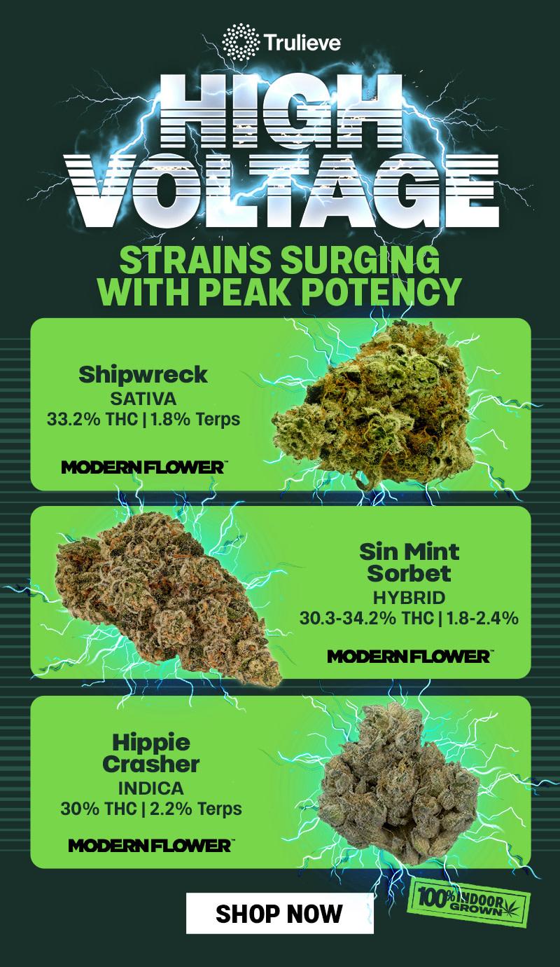 High Voltage Strains Surging With Peak Potency