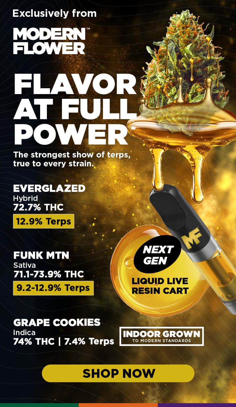 Flavor At Full Power: Featured Strains