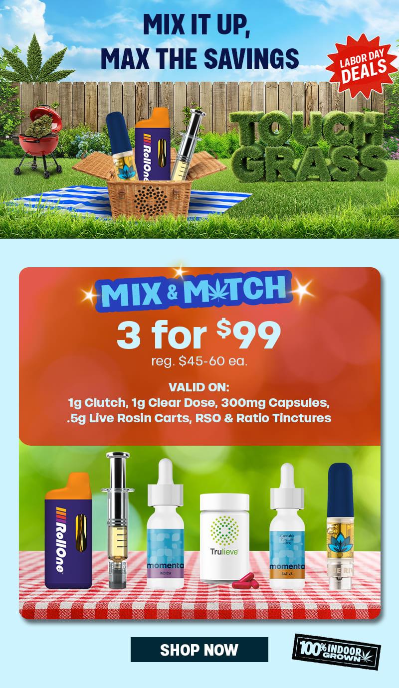 Mix & Match 3 for $99 Deals