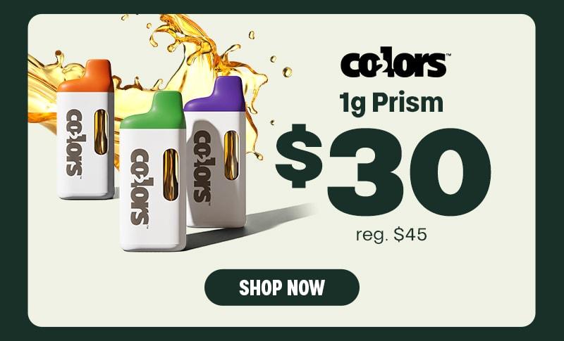 Colors 1g Prism Vapes $30