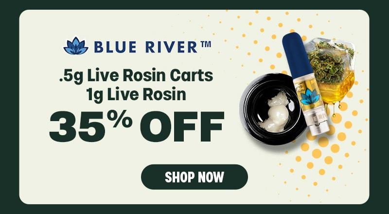 35% Off Blue River Live Rosin