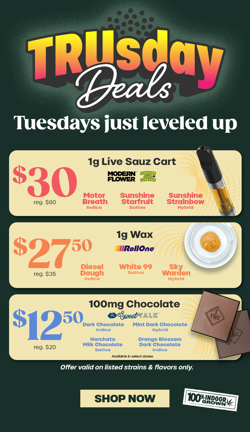 Tuesday Deals on Carts, Wax, and Chocolates