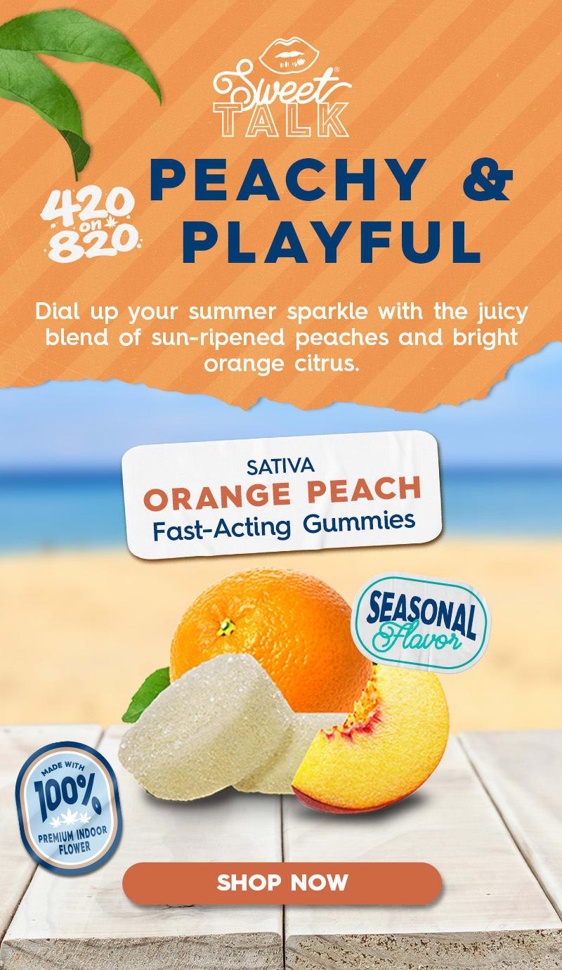 Seasonal Flavor Orange Peach Gummies - Cannabis deal image