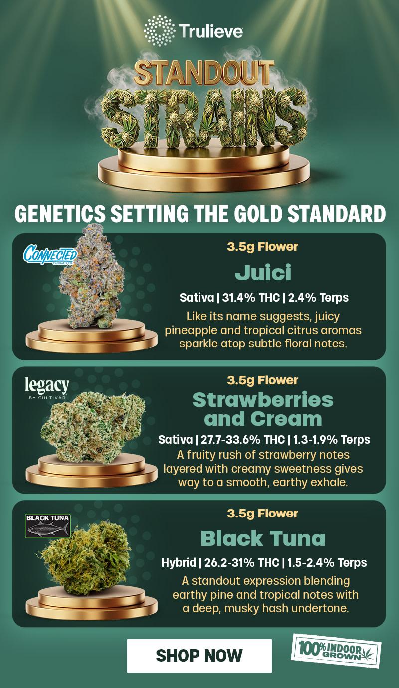 Standout Strains Flower Showcase - Cannabis deal image