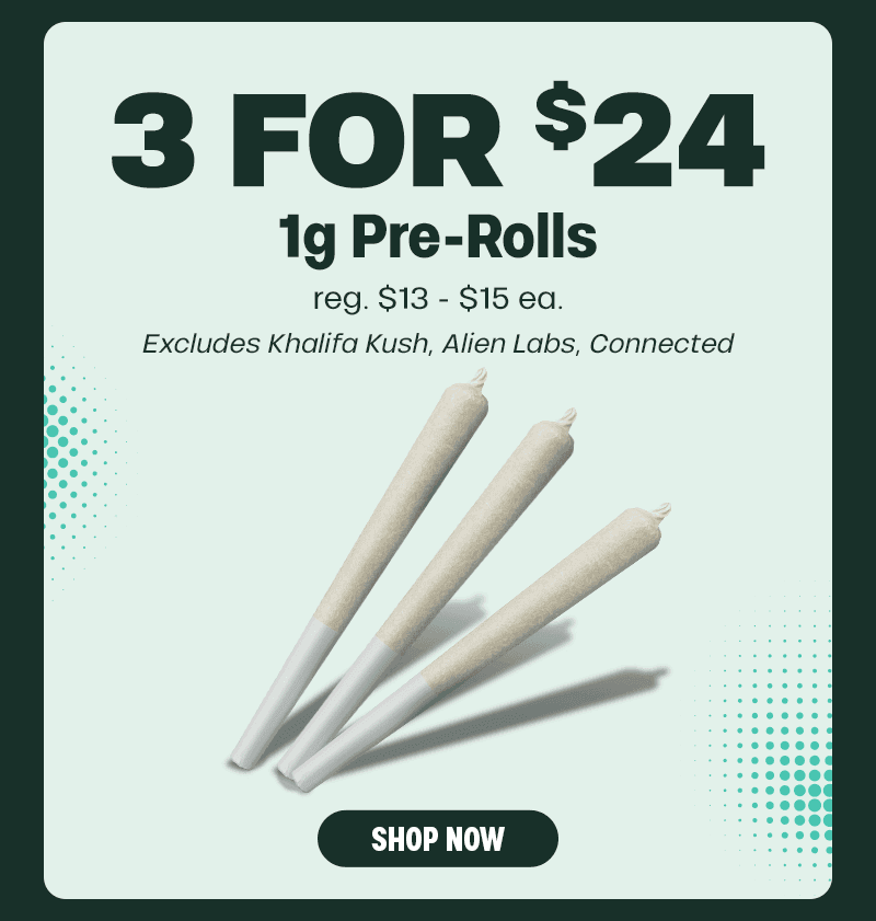 3 For $24 1g Pre-Rolls - Cannabis deal image