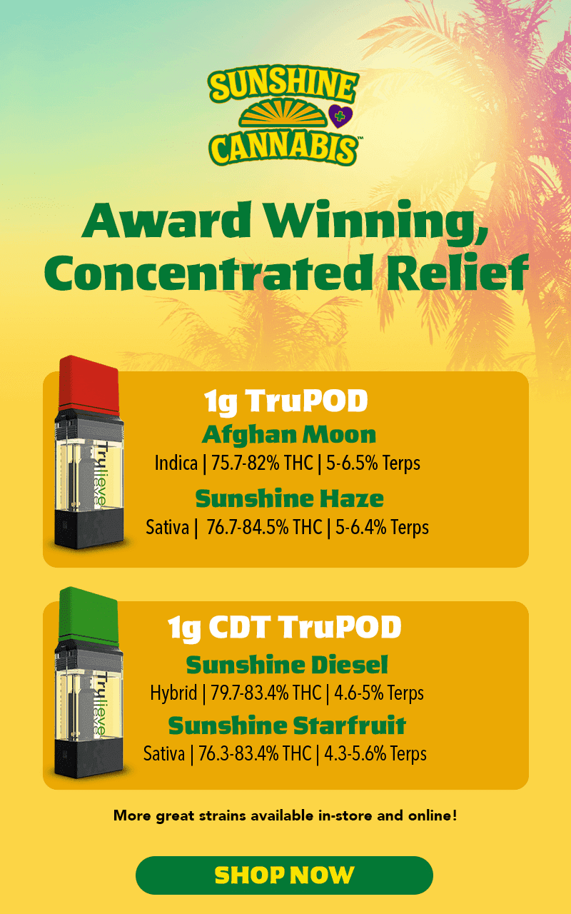 Featured TruPOD Vapes with Strain Details