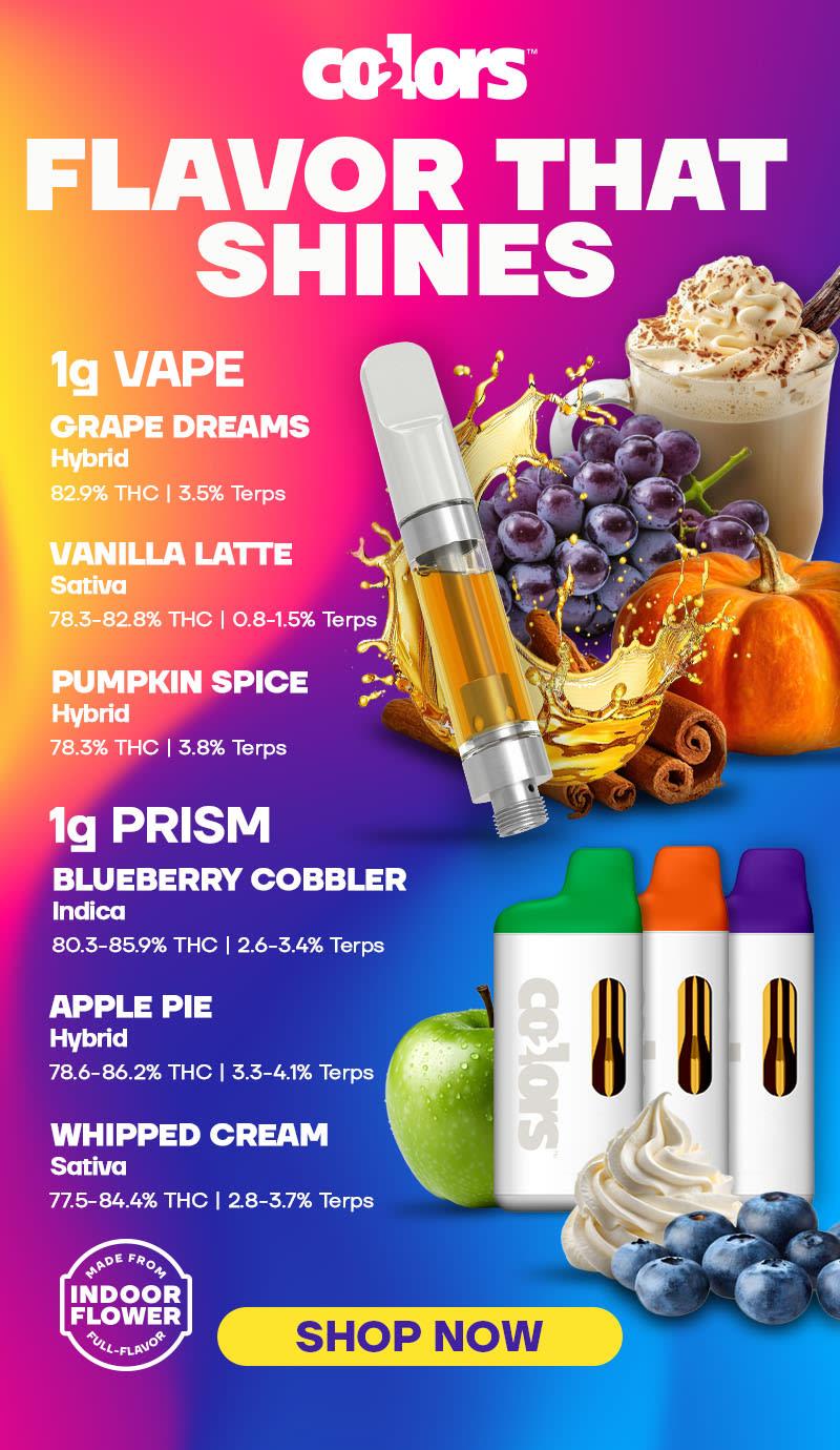 Colors Flavor That Shines Product Showcase - Cannabis deal image