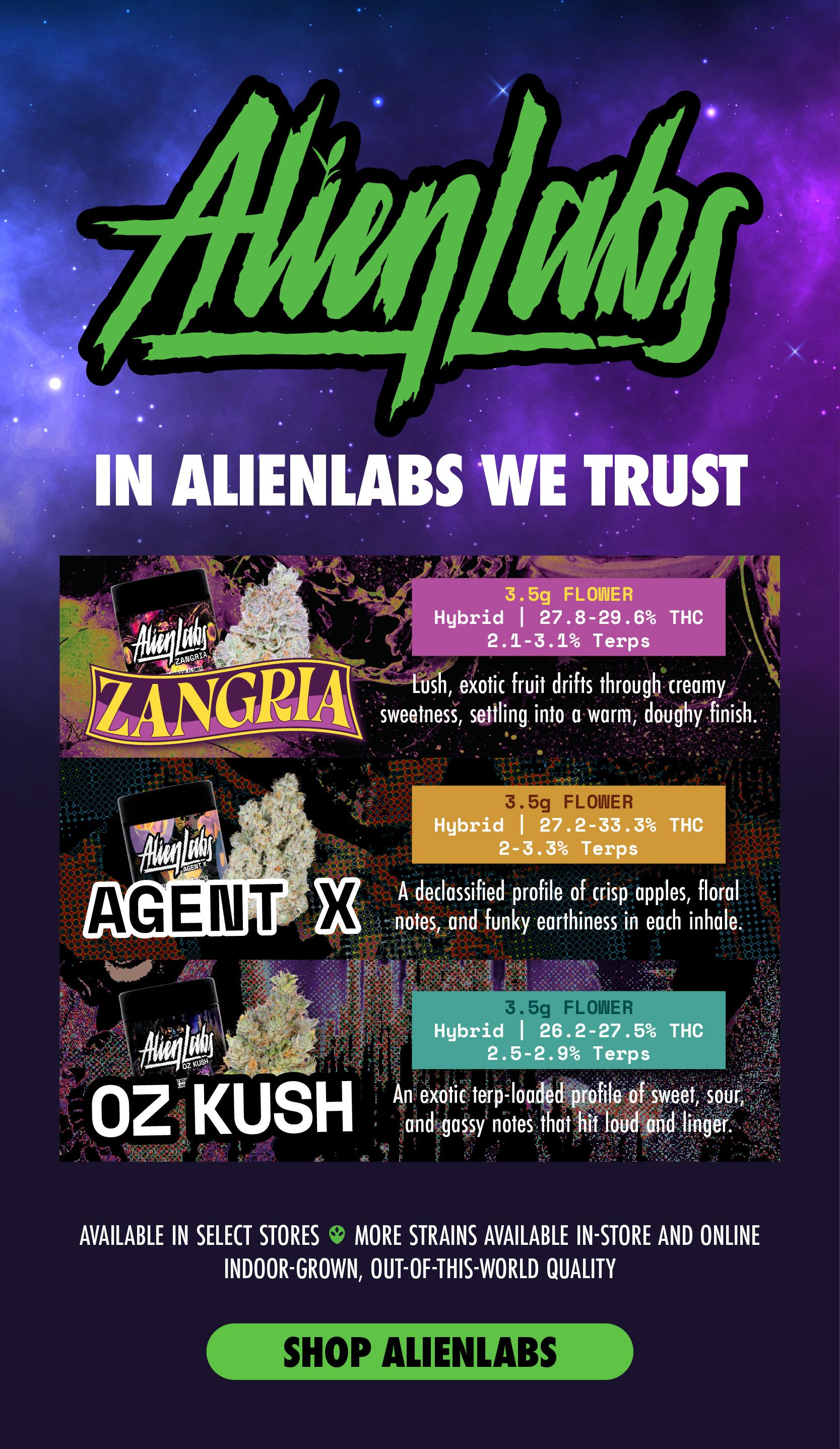 Featured Alien Labs Flower Strains