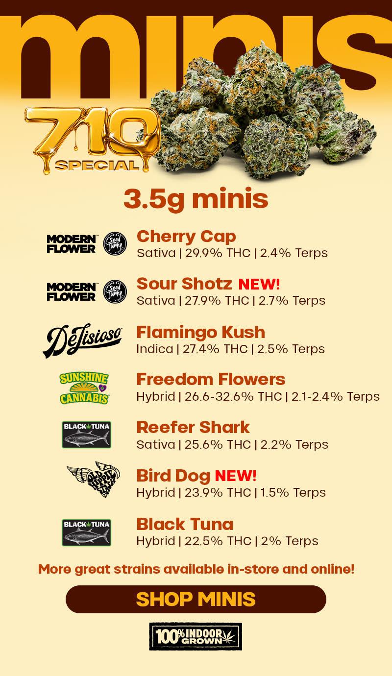 710 Special Minis & Indoor Grown Flower - Cannabis deal image