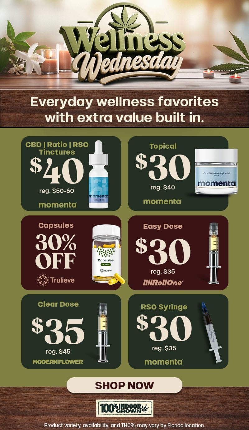 Save on Tinctures, Topicals, and More