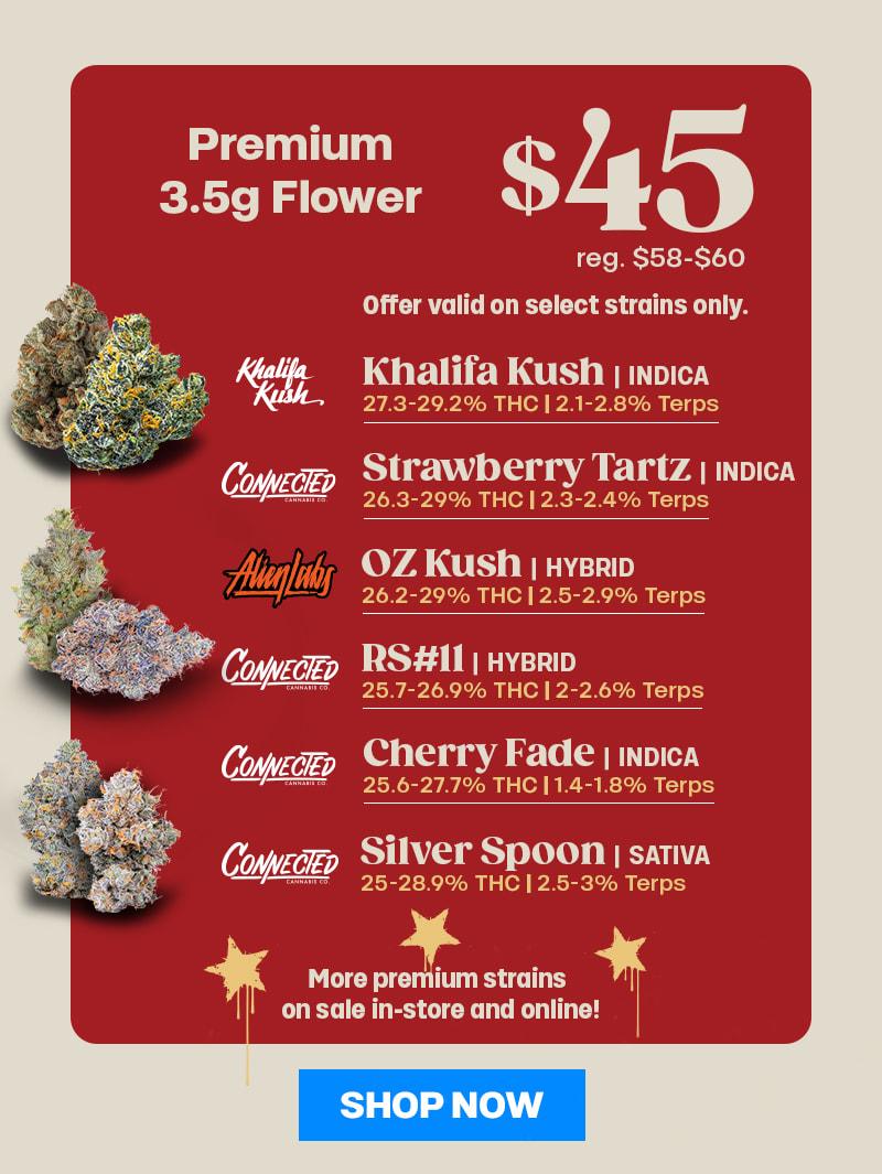 Premium Flower Deals with Regular Price Savings - Cannabis deal image