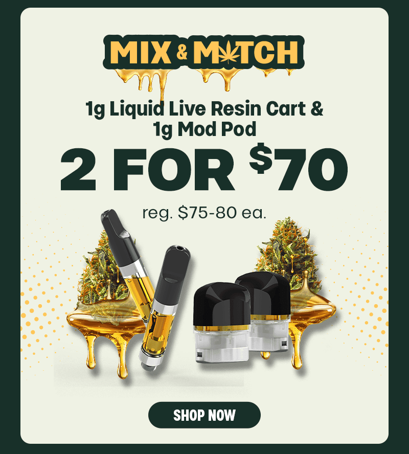 Mix & Match: 2 for $70 Vape Deal