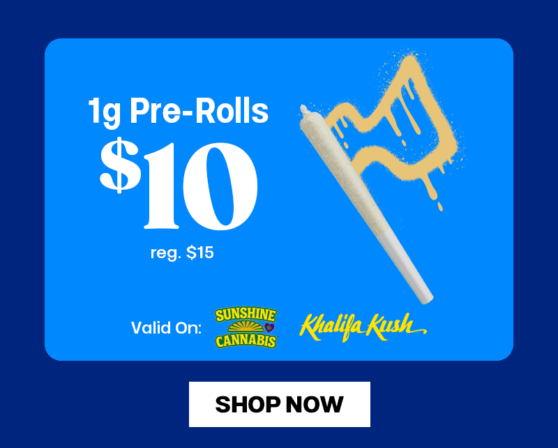 1g Pre-Rolls for $10