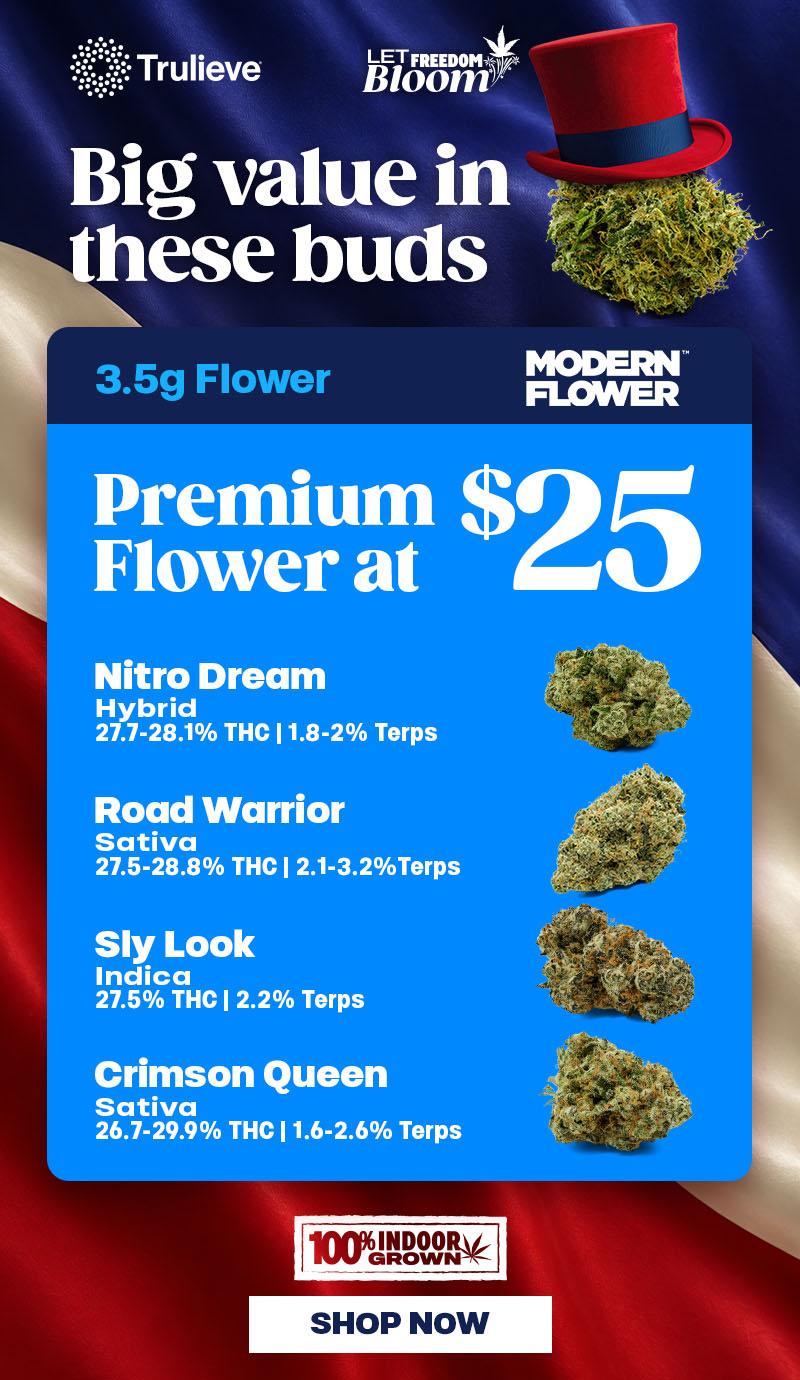 Premium Flower Special - 3.5g for $25 - Cannabis deal image