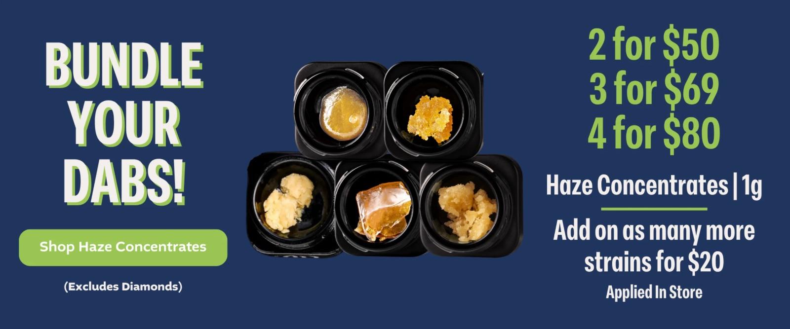 Bundle Your Dabs! Concentrates Deals