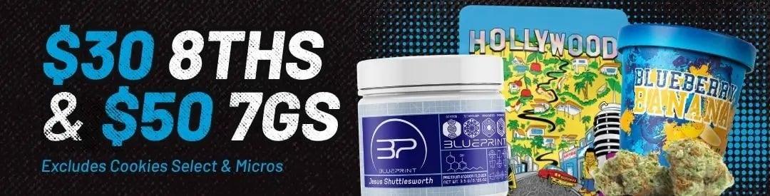 Flower Deals: 8ths, 7gs, and Exclusions