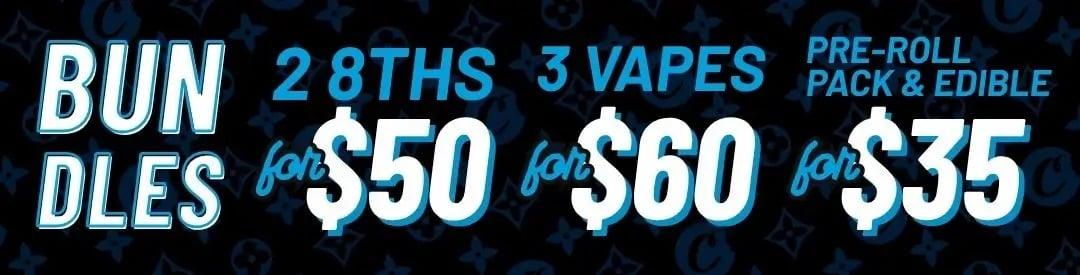 Bundle Deals: Flower, Vapes, Pre-rolls & Edibles - Cannabis deal image