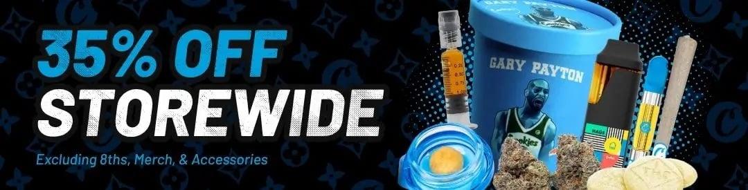 35% Off Storewide Excluding Select Items - Cannabis deal image