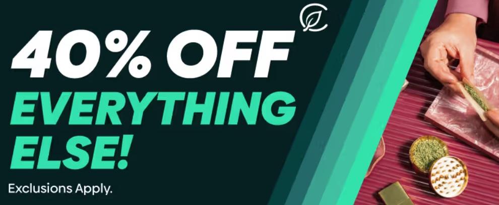 40% Off EVERYTHING ELSE!