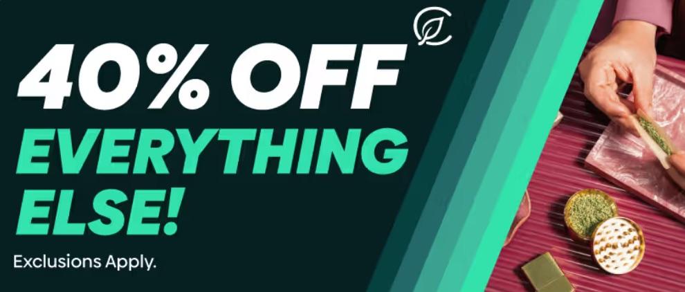40% Off Everything Else!