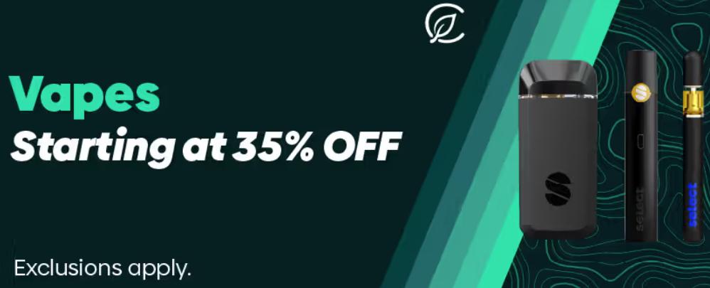 Vapes Starting at 35% Off