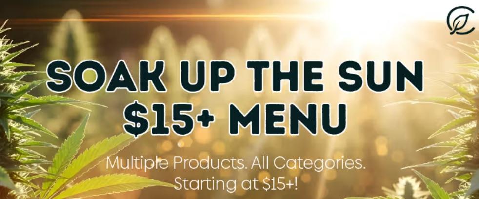 Deals Starting at $15+ On All Products - Cannabis deal image