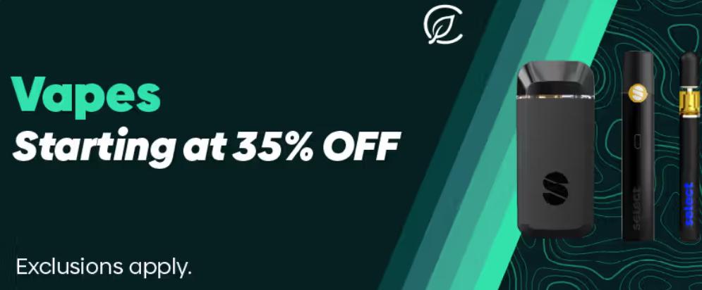 Vapes Starting at 35% Off