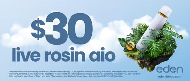 $30 Live Rosin AIO Deal