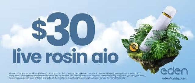 Live Rosin AIOs for $30 - Cannabis deal image