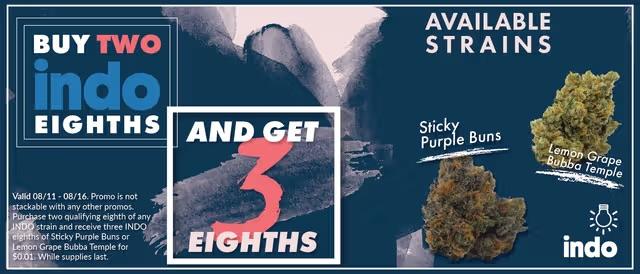 Buy 2 Eighths, Get 3 for $0.01 - Cannabis deal image