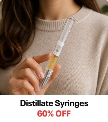 60% Off Distillate Syringes