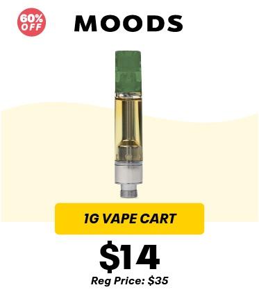 60% Off 1G Vape Carts - $14 Each - Cannabis deal image